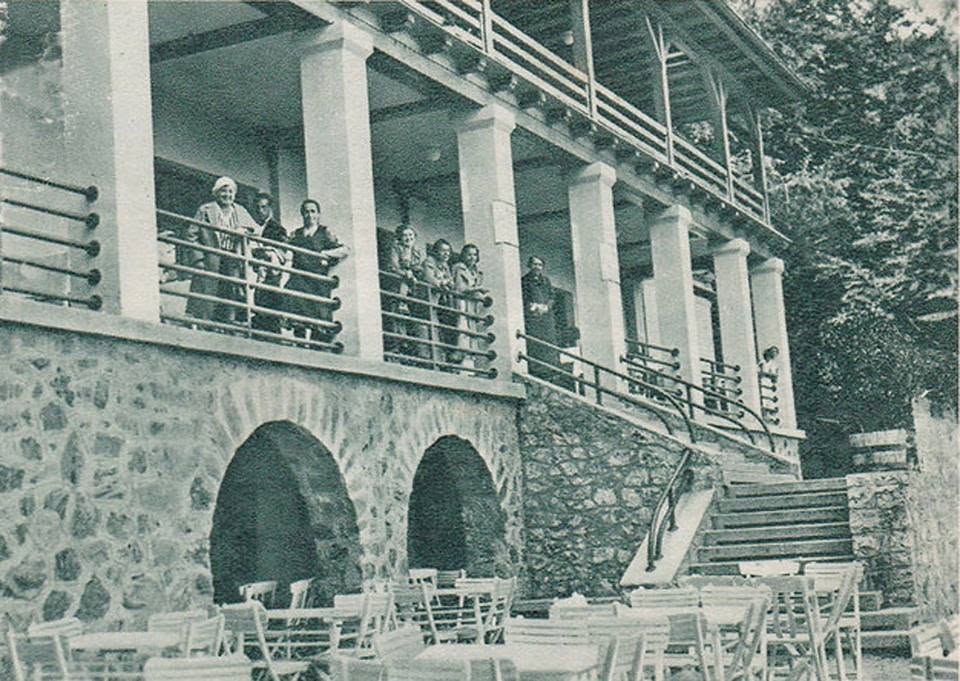 Sljeme. Dom Željezničara 1938. godine